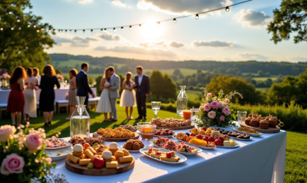 Mariage en Eure-et-Loir : les tendances incontournables pour un buffet réussi