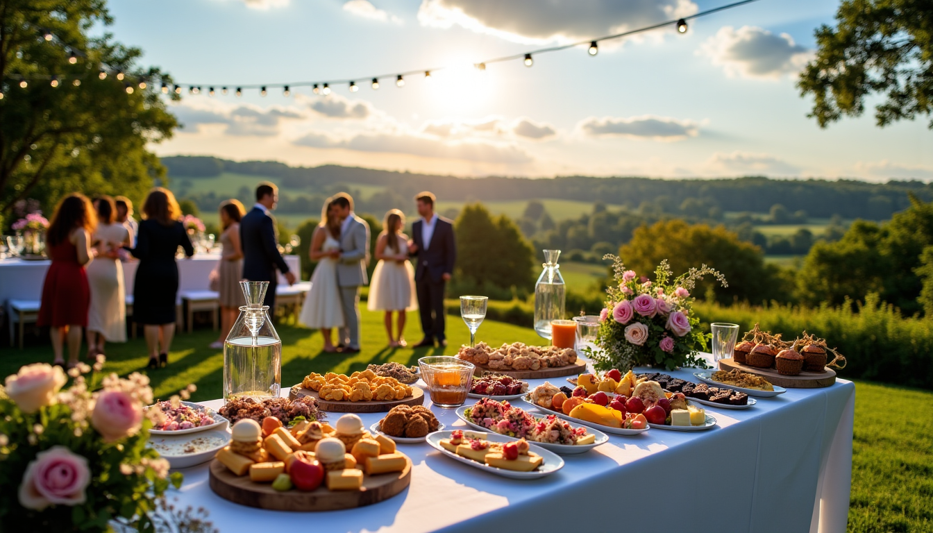 Mariage en Eure-et-Loir : les tendances incontournables pour un buffet réussi